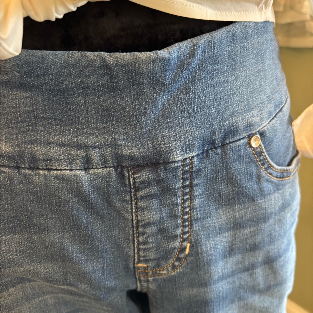 Jag High Rise Skinny Jeans with Elastic Waistband